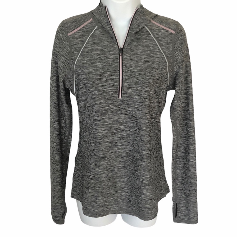 Z by Zella hooded half zip pullover jacket
